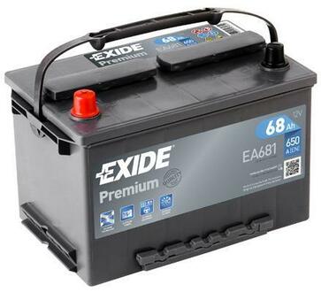 EA681 EXIDE Стартерная аккумуляторная батарея