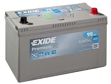 EA954 EXIDE Акумулятор   95Ah-12v Exide PREMIUM (302х171х222),R,EN800 Азія