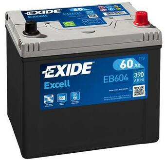 EB604 EXIDE Акумулятор   60Ah-12v Exide EXCELL(230х172х220),R,EN480 Азія