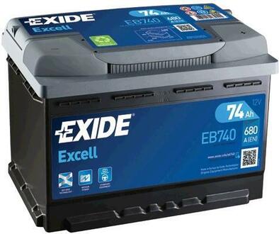 EB740 EXIDE Стартерная аккумуляторная батарея; Стартерная аккумуляторная батарея