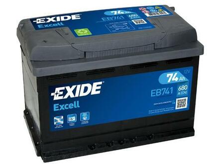 EB741 EXIDE Стартерная аккумуляторная батарея; Стартерная аккумуляторная батарея