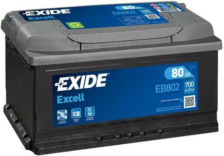 EB802 EXIDE Стартерная аккумуляторная батарея; Стартерная аккумуляторная батарея