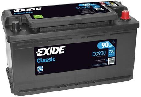 EC900 EXIDE Стартерная аккумуляторная батарея; Стартерная аккумуляторная батарея