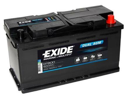 EP800 EXIDE Стартерная аккумуляторная батарея