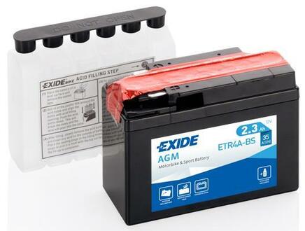 ETR4A-BS EXIDE Стартерная аккумуляторная батарея; Стартерная аккумуляторная батарея