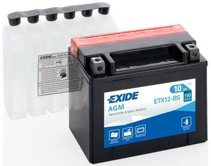 ETX12-BS EXIDE Стартерная аккумуляторная батарея; Стартерная аккумуляторная батарея