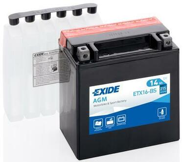 ETX16-BS EXIDE Стартерная аккумуляторная батарея; Стартерная аккумуляторная батарея