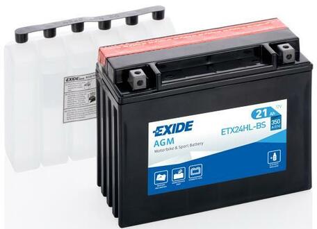 ETX24HL-BS EXIDE Стартерная аккумуляторная батарея; Стартерная аккумуляторная батарея