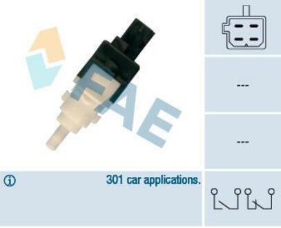 24413 FAE Выключатель фонаря сигнала торможения; Выключатель, привод сцепления (Tempomat); Выключатель, привод сцепления (управление двигателем)