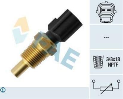 33755 FAE Датчик, температура охлаждающей жидкости