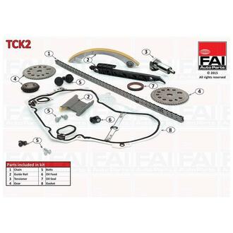 TCK2 FAI Р-кт ланцюга привода р/вала (з ущільненнями) Opel Astra G/Vectra B/C 2.2 16V/2.2Dti