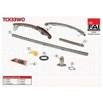 TCK33WO FAI Комплект цепи ГРМ RAV4 2.0 00-06/Camry 2.4 01-04 дв. 1AZFE/2AZFE (без шестерен)