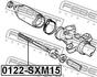0122-SXM15 FEBEST Рульова тяга (фото 2)
