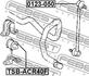 0123-050 FEBEST Тяга / Стійка стабілізатора (фото 2)