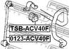 0123-ACV40F FEBEST Тяга стабілізатора передня (Вир-во FEBEST) (фото 2)