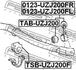 0123-UZJ200FL FEBEST Тяга / Стійка стабілізатора (фото 2)