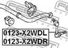 0123-X2WDL FEBEST Тяга / Стійка стабілізатора (фото 2)