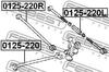 0125-220L FEBEST Важіль підвіски (тяга) (фото 2)
