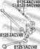 0125-5ACV40 FEBEST Важіль підвіски (тяга) (фото 2)
