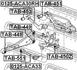 0125-ACA33 FEBEST Важіль підвіски з шаровою (зад./попереч.) RAV 4 06- (фото 2)