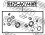 0175-ACV40R FEBEST Ремкомплект, тормозной суппорт (фото 2)