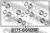 0175-GGN25F FEBEST Елементи гальмівного супорта (фото 2)