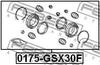 0175-GSX30F FEBEST Ремкомплект, тормозной суппорт (фото 2)