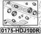 0175-HDJ100R FEBEST Елементи гальмівного супорта (фото 2)