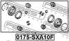 0175-SXA10F FEBEST Елементи гальмівного супорта (фото 2)