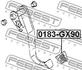 0183-GX90 FEBEST Накладка на педаль, педаль сцепления (фото 2)