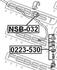 0223-530 FEBEST Тяга стабілізатора передня (Вир-во FEBEST) (фото 2)