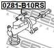 0281-B10RS FEBEST Главный цилиндр, система сцепления (фото 2)