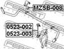 0523-002 FEBEST Тяга / Стійка стабілізатора (фото 2)