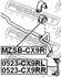 0523-CX9RL FEBEST Тяга / Стійка стабілізатора (фото 2)