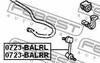0723-BALRL FEBEST Тяга / Стійка стабілізатора (фото 2)