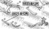 0825-B12R FEBEST Важіль підвіски (зад./поперечна) Legacy/Impreza 98-11 (фото 2)