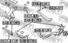 0829-001 FEBEST Болт регулювання розвалу коліс SUBARU LEGACY III-IV, IMPREZA 98-13 (Вир-во FEBEST) (фото 2)