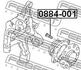 0884-001 FEBEST Болт кріплення колеса SUBARU 89- (Вир-во FEBEST) (фото 2)