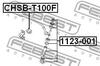 1123-001 FEBEST Тяга стабілізатора передня (Вир-во FEBEST) (фото 2)
