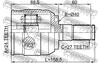 1211-IX352WDRH FEBEST Шарнир, приводной вал (фото 2)