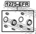1275-EFR FEBEST Елементи гальмівного супорта (фото 2)