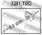 1281-TUC FEBEST Циліндр зчеплення (фото 2)