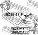 1623-211FR FEBEST Тяга / Стійка стабілізатора (фото 2)
