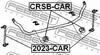 2023-CAR FEBEST Тяга / Стійка стабілізатора (фото 2)