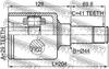 2111-TT9DLH FEBEST Шарнир, приводной вал (фото 2)