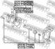 2175-TT9FWDR FEBEST Ремкомплект супорта (ущільнювачі 4016995790) (фото 2)