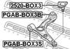 2520BOX3 FEBEST Опора кульова переднього нижнього важеля Febest 2520BOX3 оригінальна запчастина (фото 2)