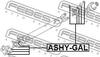 ASHY-GAL FEBEST Хрестовина карданного валу 27x63 Terracan 01-06 (фото 2)