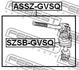 ASSZ-GVSQ FEBEST Рульовий вал (карданний) (фото 2)