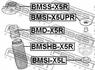BMSI-X5L FEBEST Прокладка пружини підвіски (фото 2)